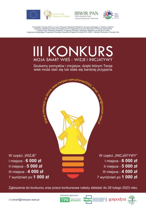 III Konkurs "Moja smart wieś - Wizje i Inicjatywy"